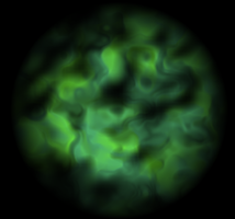 Colored cloud puff Colored cloud puff